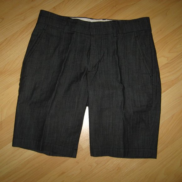 🩳 Mister Mr. Trina Turk Dark Charcoal Men's Shorts 28 - Picture 1 of 6
